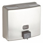 Dispensador de jabón de superficie (acero inoxidable satinado, 40oz)